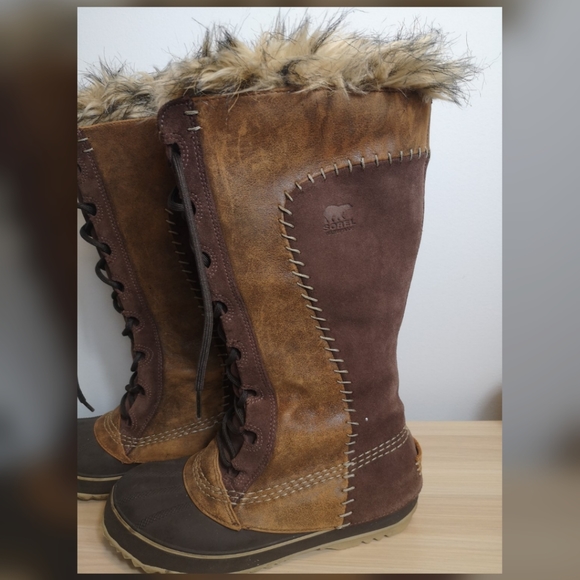 Sorel tobacco Cate the Great boots